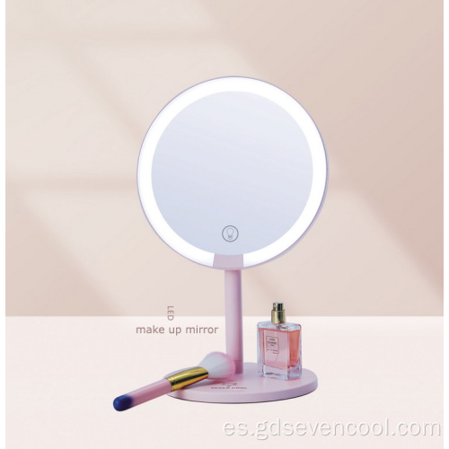 Mesa portátil LED Espejo cosmético Dama Vanity Mirror